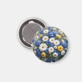 Blume Elegantes Wasser Magnet (Vorderseite/Rückseite)