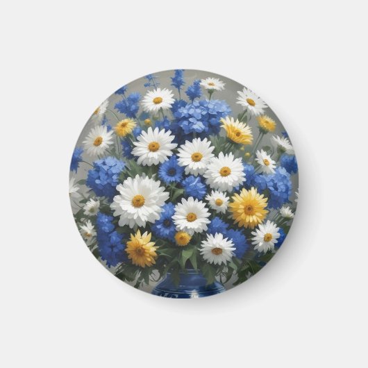 Blume Elegantes Wasser Magnet (Vorne)