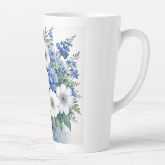 Blume Elegantes Wasser Milchtasse (Rechts)
