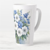 Blume Elegantes Wasser Milchtasse (Rechte Ecke)