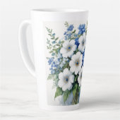 Blume Elegantes Wasser Milchtasse (Linke Ecke)