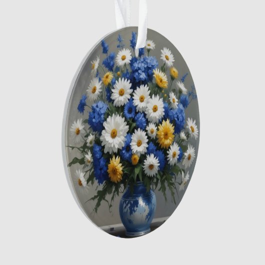Blume Elegantes Wasser Ornament (Vorderseite)