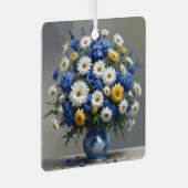 Blume Elegantes Wasser Ornament Aus Metall (Vorderseite Rechts)