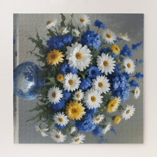 Blume Elegantes Wasser Puzzle (Horizontal)