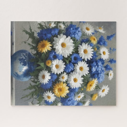 Blume Elegantes Wasser Puzzle (Horizontal)