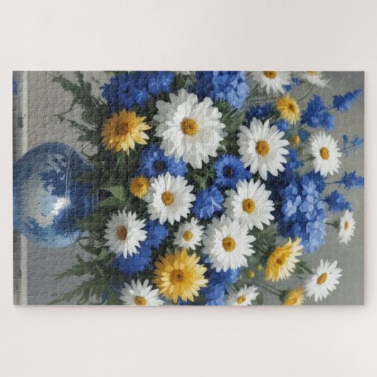 Blume Elegantes Wasser Puzzle (Horizontal)