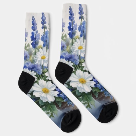 Blume Elegantes Wasser Socken (Rechts)