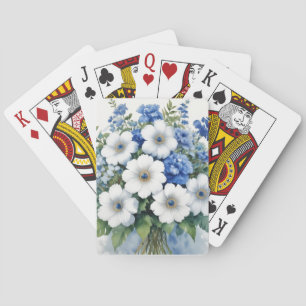 Blume Elegantes Wasser Spielkarten