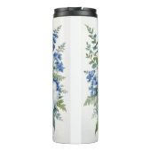 Blume Elegantes Wasser Thermosbecher (Rückseite)