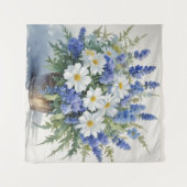 Blume Elegantes Wasser Wandteppich (Vorderseite (Horizontal))