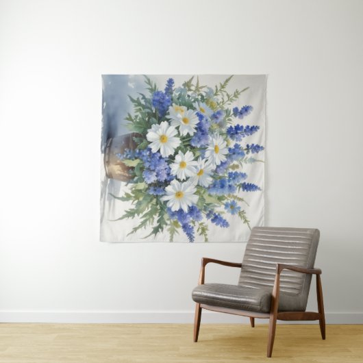 Blume Elegantes Wasser Wandteppich (Beispiel (Horizontal))