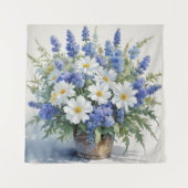 Blume Elegantes Wasser Wandteppich (Vorderseite)