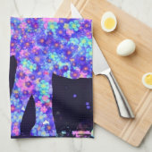 Blume Elephant Küchentuch (Viertel Falte)