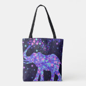 Blume Elephant Tote Beutel Spring Joy Tasche (Rückseite)
