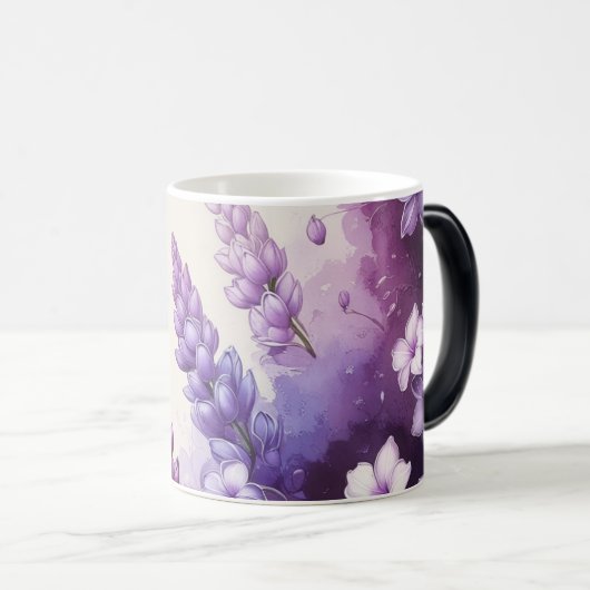 Blume entwerfen schöne Tasse (VorderseiteRechts)