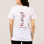 BLUME – Erblühe mit Anmut Tri-Blend Shirt (Rückseite)