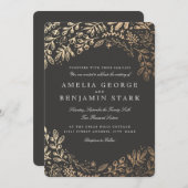 Blume ernten einladung (Vorne/Hinten)