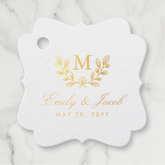 Blume ernten geschenkanhänger (Vorderseite)