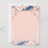 Blume Erste Heilige Kommune Einladung (Rückseite)