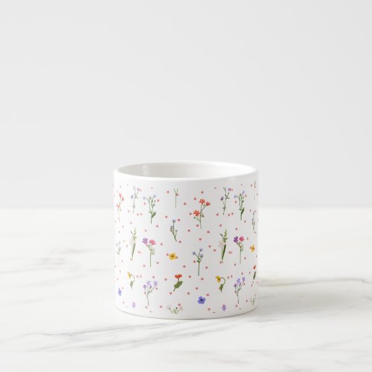 Blume Espresso Tasse (Vorderseite)
