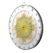 Blume Ethereal Dartscheibe (Vorderseite rechts)