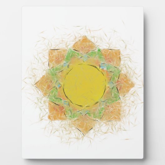 Blume Ethereal Fotoplatte (Vorderseite)