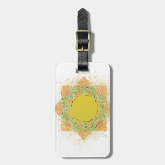 Blume Ethereal Gepäckanhänger (Vorderseite vertikal)