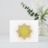 Blume Ethereal Postkarte (Stehend Vorderseite)