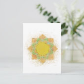 Blume Ethereal Postkarte (Stehend Vorderseite)