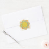 Blume Ethereal Quadratischer Aufkleber (Umschlag)