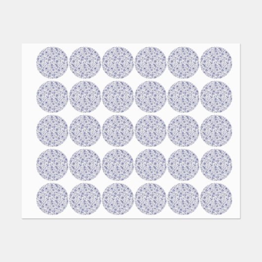 Blume Etiketten (Blatt)