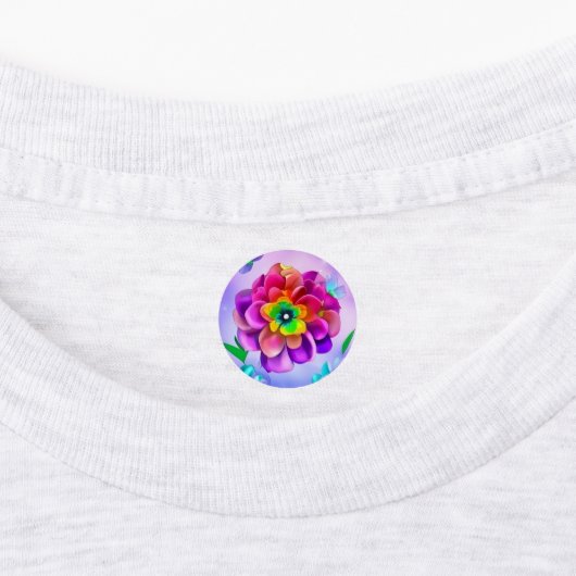 Blume Etiketten (Befestigt)