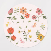 Blume Etiketten (Design 1)