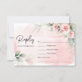 Blume Eukalyptus-Goldmedaille RSVP Karte