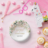 Blume Eukalyptus-Hochzeit Pappteller (Party)