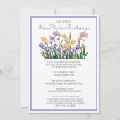 Blume Exchange Iris Bulbs Einladung (Vorderseite)