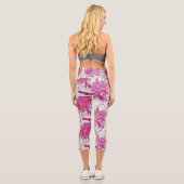 Blume Explosion Capri Leggings (Rückseite)