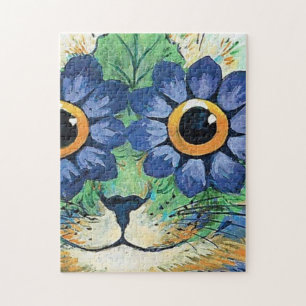 Blume Eyes Cat von Louis Wain Puzzle