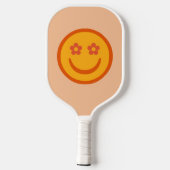 Blume Eyes Happy Face Pickleball Paddle (Rückseite)