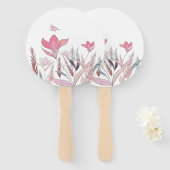 Blume Fächer (Vorne und Hinten)