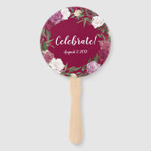 Blume Fächer (Rückseite)