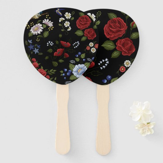 Blume Fächer (Vorne und Hinten)