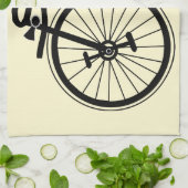 Blume Fahrradküche Handtuch (Gefaltet)