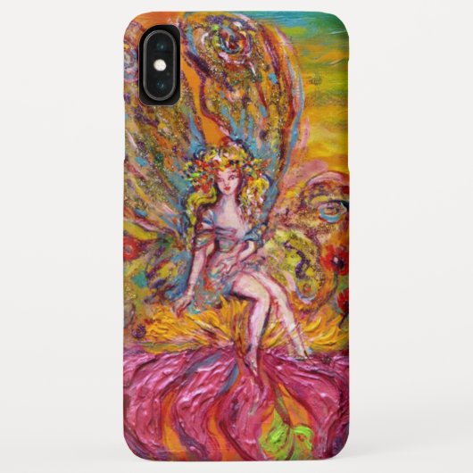 BLUME FAIRE AUF DER PINK IRIS Fantasy Case-Mate iPhone Hülle (Rückseite)