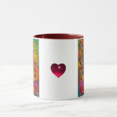 BLUME FAIRE AUF DER PINK IRIS Fantasy Tasse (Zentrum)