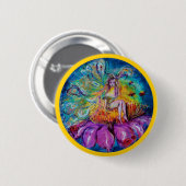 BLUME FAIRE IN DER NACHT Fantasy Button (Vorne & Hinten)