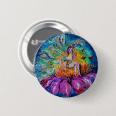BLUME FAIRE IN DER NACHT Fantasy Button (Vorne & Hinten)
