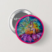 BLUME FAIRE IN DER NACHT Fantasy Button (Vorne & Hinten)