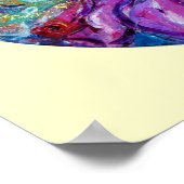 BLUME FAIRE IN DER NACHT Fantasy Poster (Ecke)