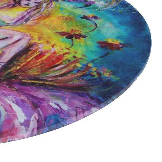 BLUME-FAIRE IN DER NACHT SCHNEIDEBRETT (Ecke)